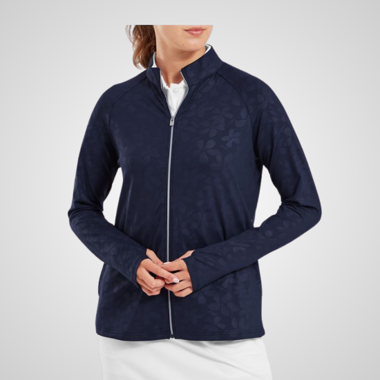 Picture of FootJoy Ladies Floral Embossed Golf Mid Layer
