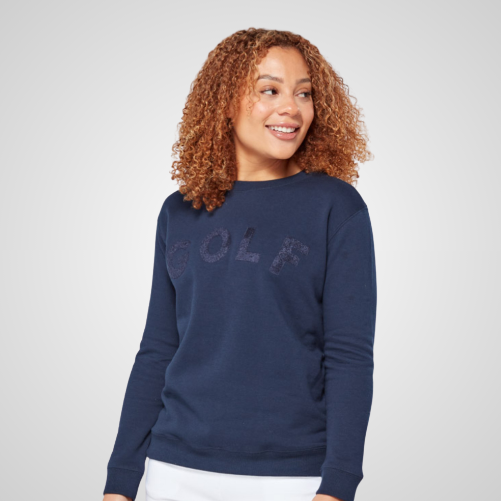 Swing Out Sister Ladies Sustainable Golf Sweatshirt