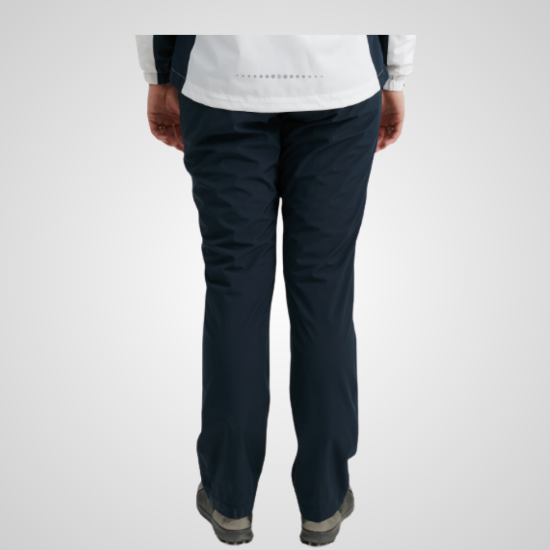 Model wearing Abacus Ladies Links Waterproof Golf Trousers Rear View