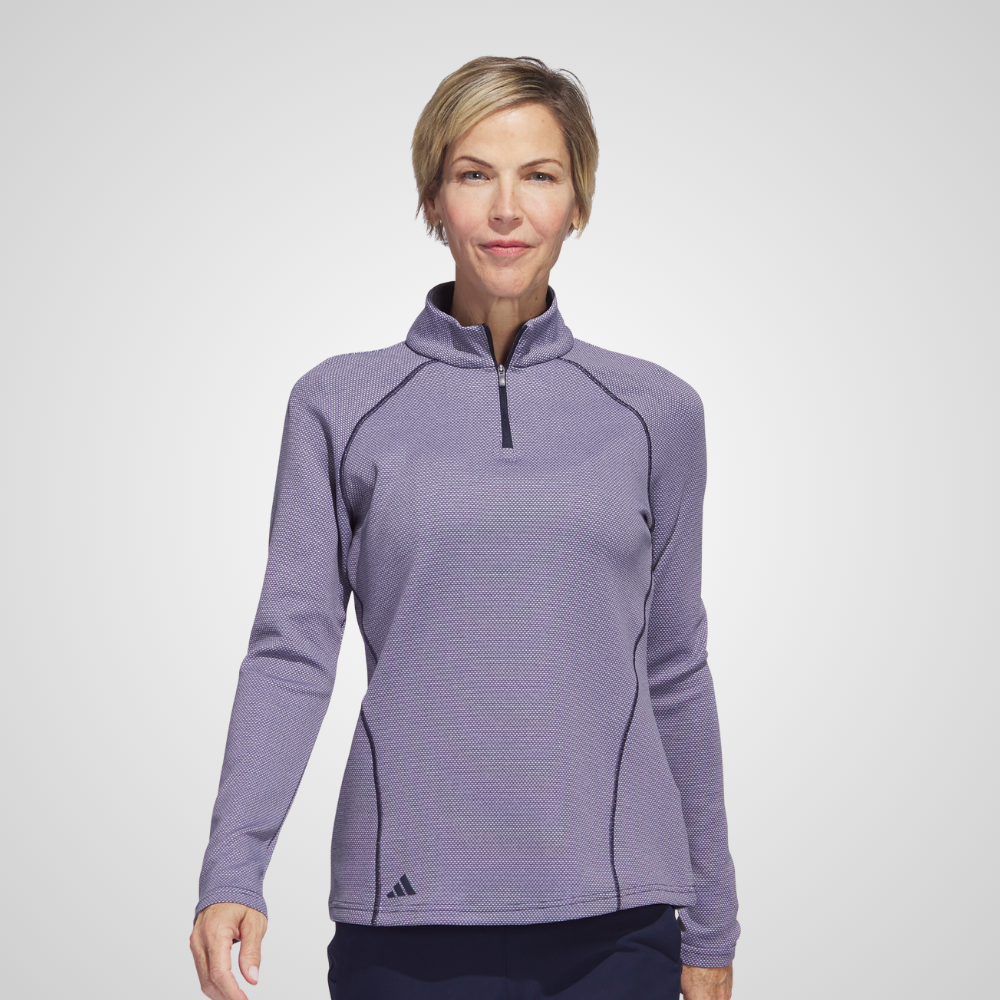 adidas Ladies 1/4 Zip Golf Pullover