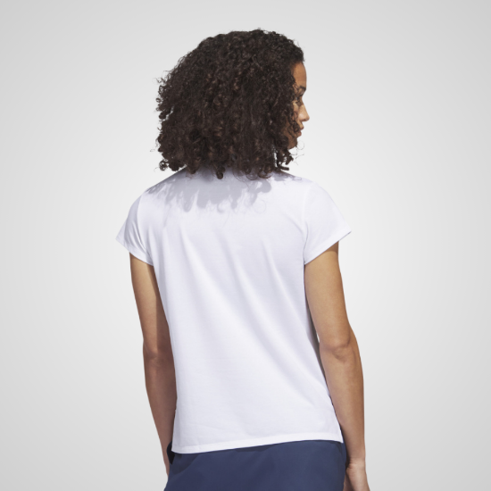 Picture of adidas Ladies Go To Heathered Golf Polo Shirt