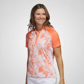 Picture of adidas Ladies Floral Golf Polo Shirt