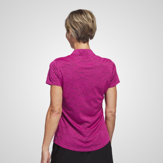 Picture of adidas Ladies Jacquard Golf Polo Shirt