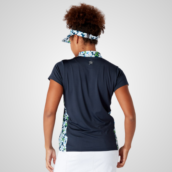 Picture of Swing Out Sister Ladies Clarissa Cap Sleeve Golf Polo Shirt