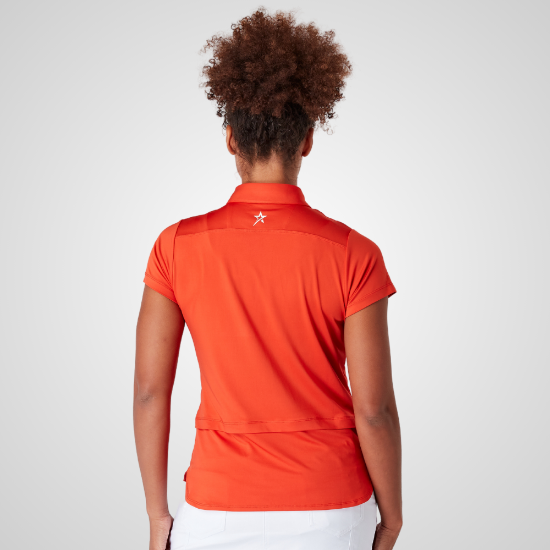 Picture of Swing Out Sister Ladies Amelie Cap Sleeve Golf Polo Shirt