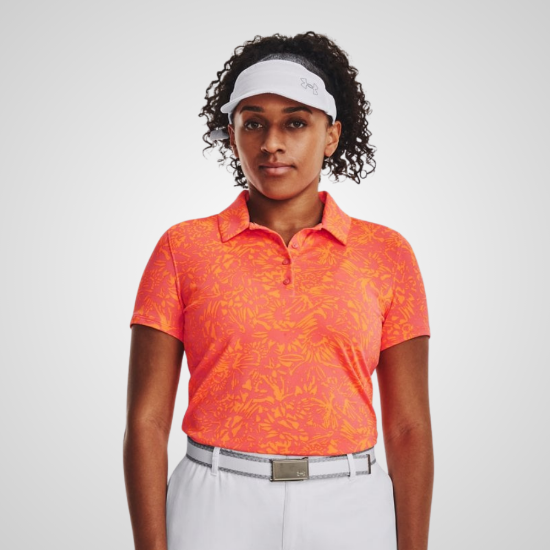 Picture of Under Armour Ladies Playoff Printed Golf Polo Shirt