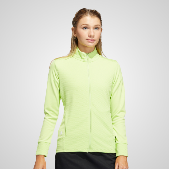 Picture of adidas Ladies Textured Full Zip Golf Jacket