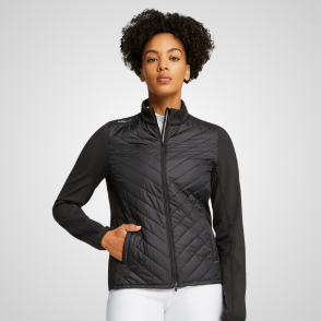 Picture of Puma Ladies Frost Quilted Golf Jacket