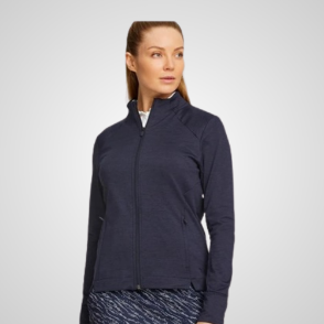 Picture of Puma Ladies Cloudspun Heather Full Zip Golf Jacket