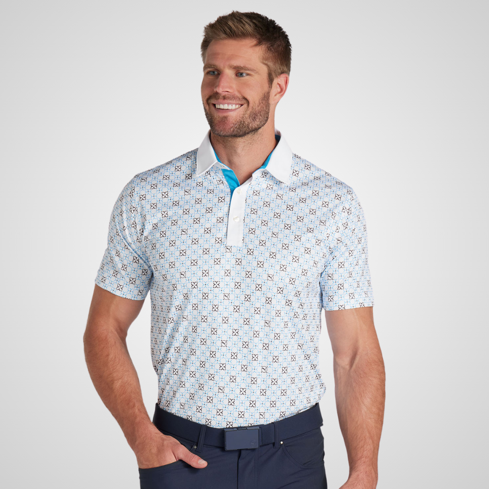 Puma Men s Monogram Golf Polo Shirt