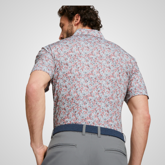 Picture of Puma Men's MATTR Florals Golf Polo Shirt