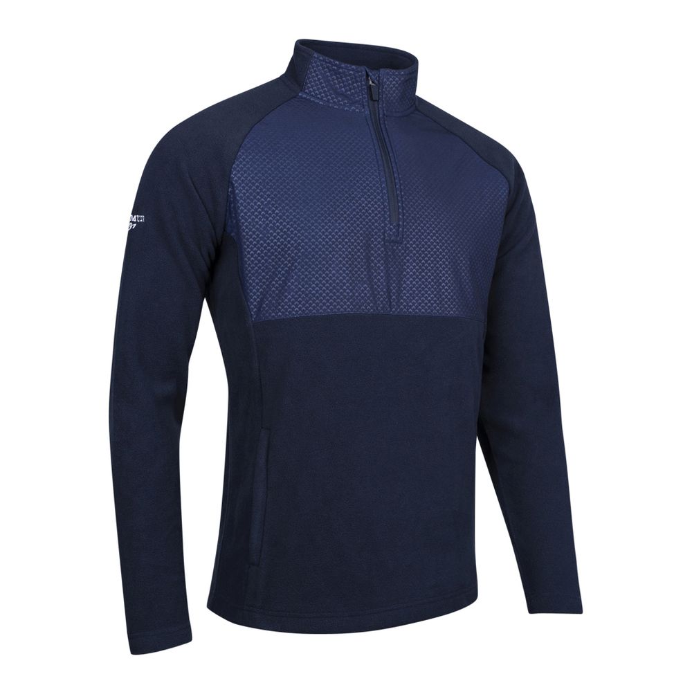 Glenmuir Men's Culross Fleece Hybrid Golf Midlayer