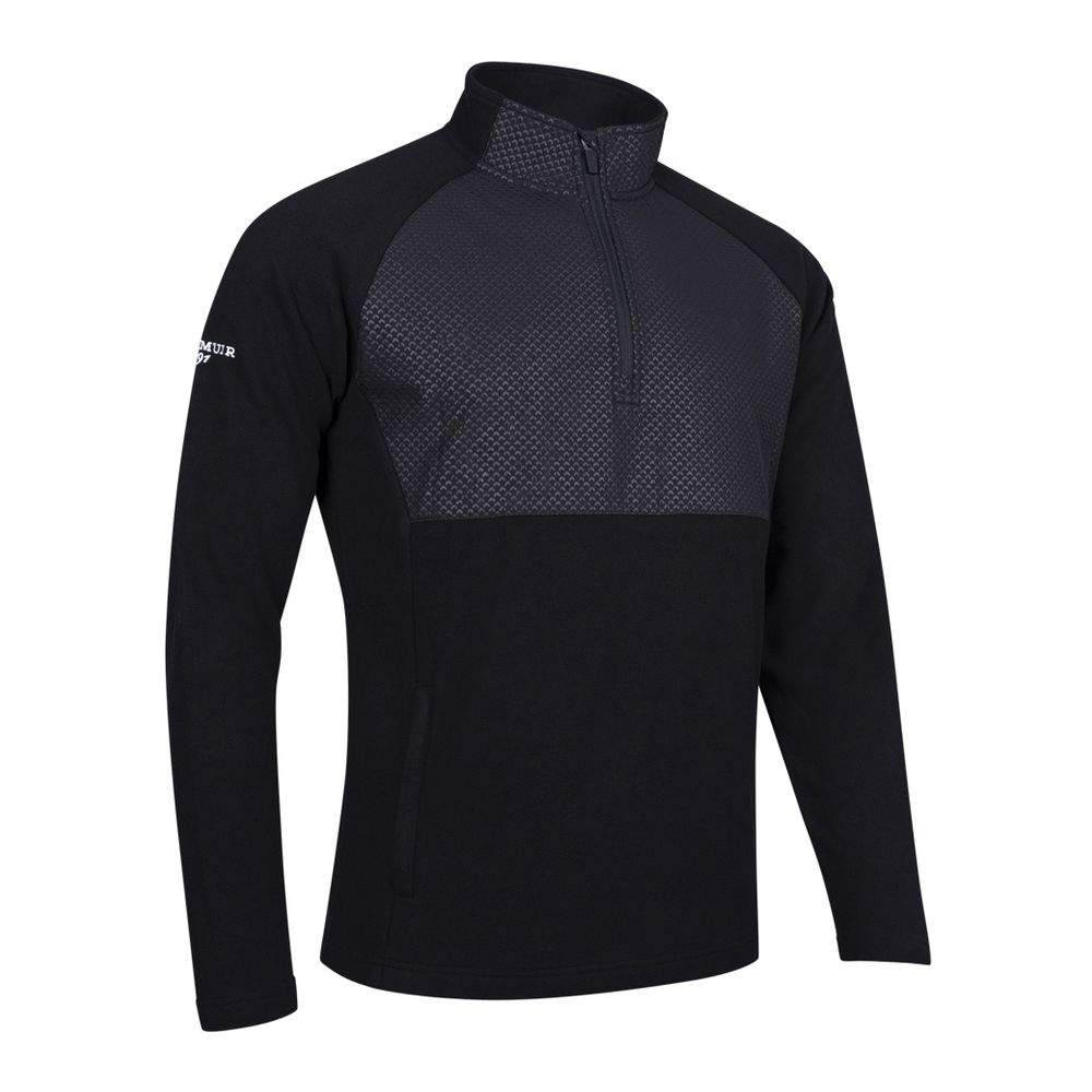 Glenmuir Men's Culross Fleece Hybrid Golf Midlayer