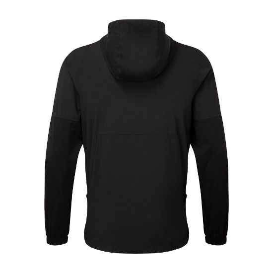 FootJoy Men's Hydrolite X Golf Rain Hoodie Black Rear View