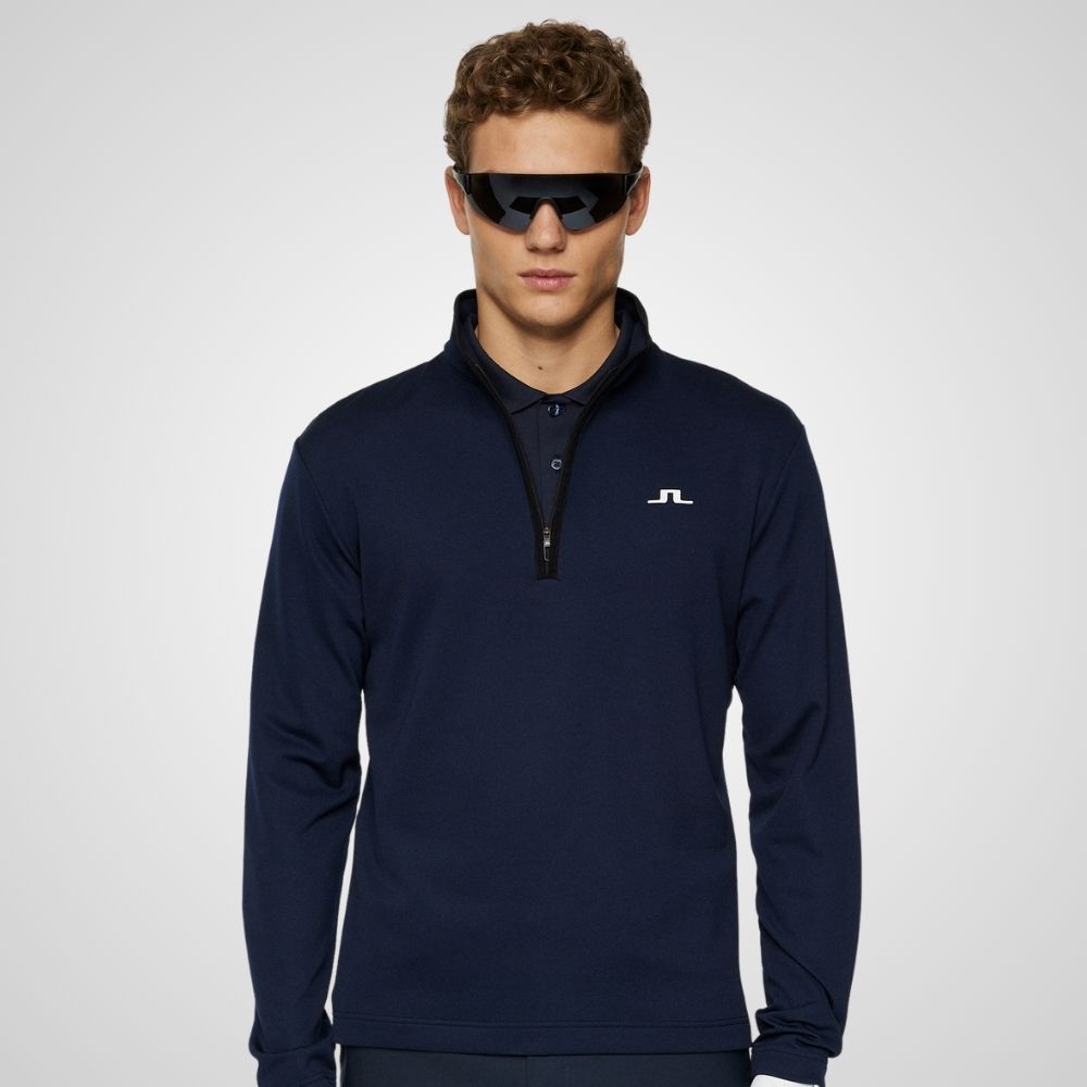 J.Lindeberg Men's Clide Quarter Zip Golf Midlayer