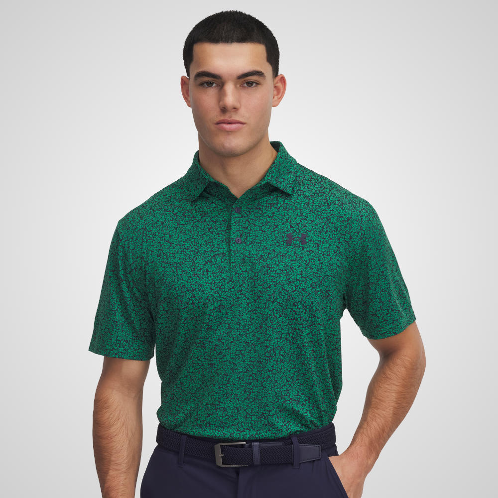 Under Armour Men's Playoff Printed 3.0 Golf Polo Shirt