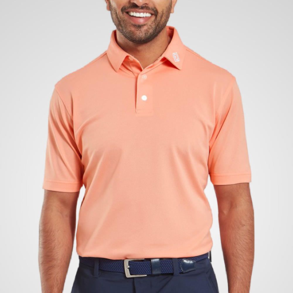 FootJoy Men's Stretch Pique Solid Golf Polo Shirt