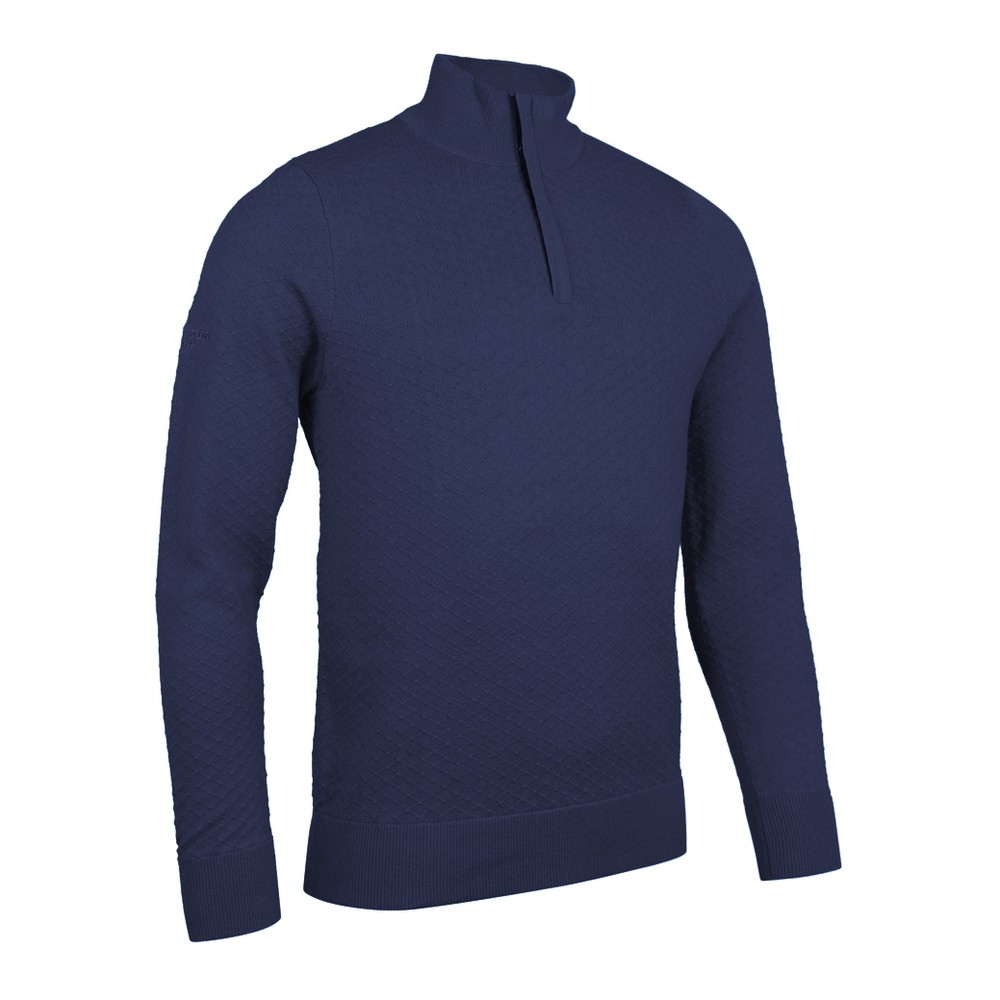Glenmuir Men's Exeter Zip-Neck Golf Sweater
