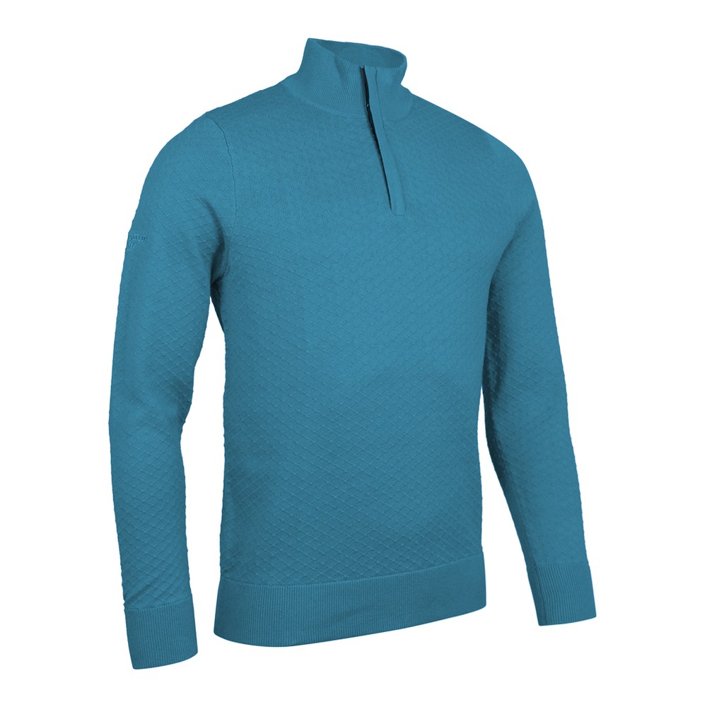 Glenmuir Men's Exeter Zip-Neck Golf Sweater