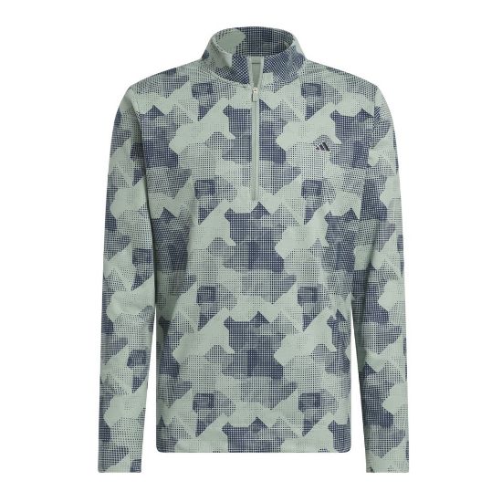 Picture of adidas Men's Go-To Print 1/4 Zip Golf Midlayer