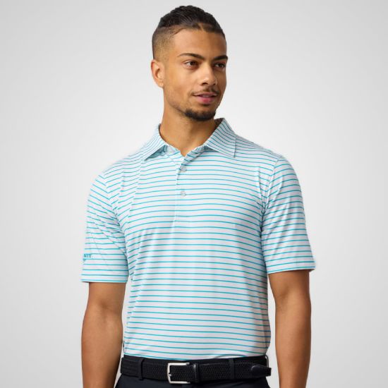 Picture of Glenmuir Men's Muirhead Pencil Stripe Golf Polo Shirt
