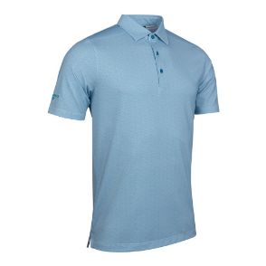 Picture of Glenmuir Men's Carrbridge Fan Print Golf Polo Shirt