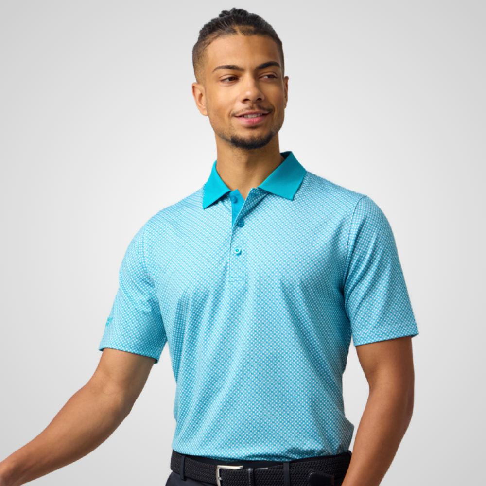Glenmuir Men's Gullane 'G' Printed Golf Polo Shirt