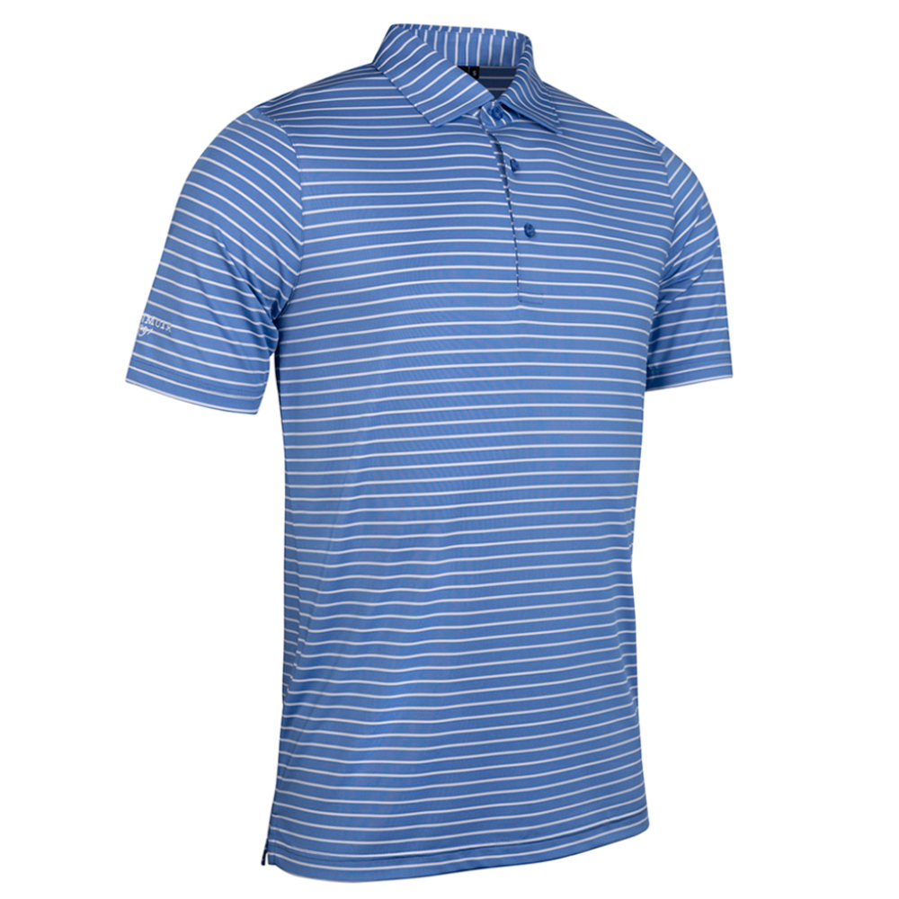Glenmuir Men's Muirhead Pencil Stripe Golf Polo Shirt