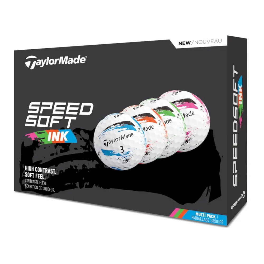 TaylorMade Speed Soft Ink Multi Golf Balls