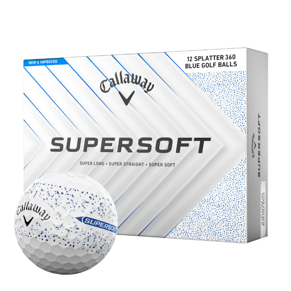 Callaway Supersoft Splatter Golf Balls