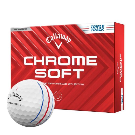 Picture of Callaway Chrome Soft Triple Track Golf Balls