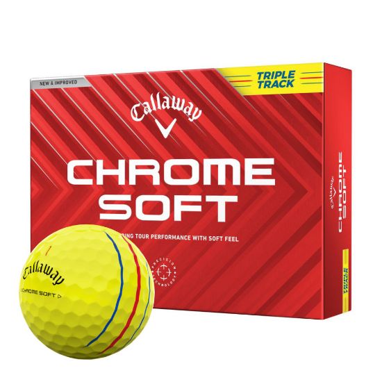 Picture of Callaway Chrome Soft Triple Track Golf Balls