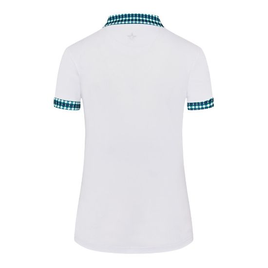 Picture of Swing out Sister Ladies Zest Pique Pattern Golf Polo Shirt