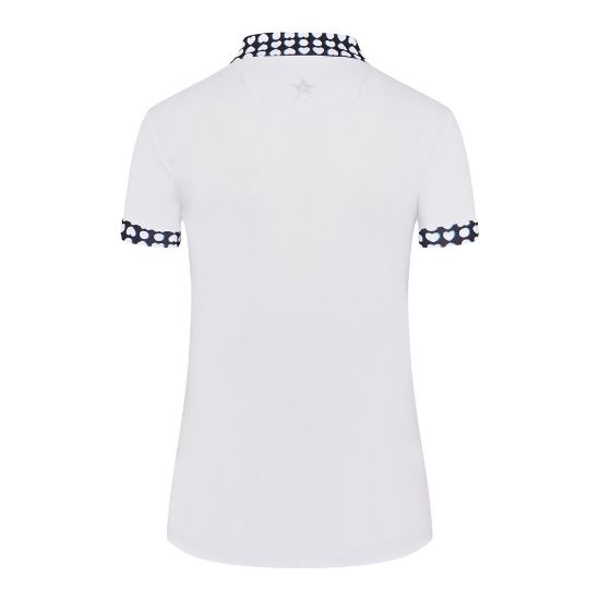 Picture of Swing out Sister Ladies Zest Pique Pattern Golf Polo Shirt