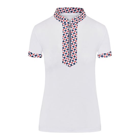 Picture of Swing out Sister Ladies Zest Pique Pattern Golf Polo Shirt