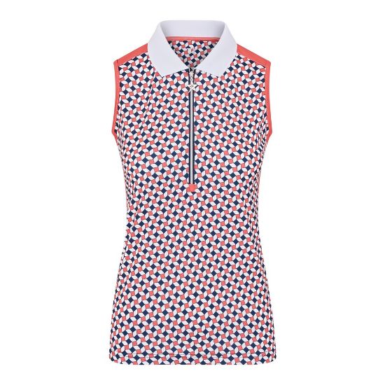 Picture of Swing Out Sister Ladies Beth Sleeveless Golf Polo Shirt