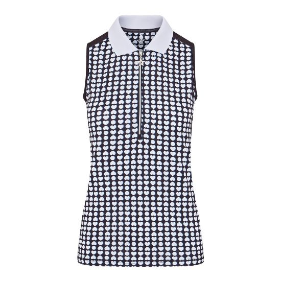 Picture of Swing Out Sister Ladies Beth Sleeveless Golf Polo Shirt