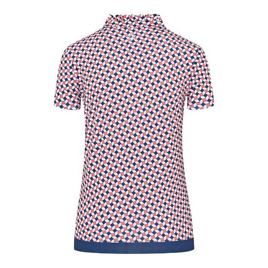 Picture of Swing Out Sister Ladies Leona Pattern Frill Golf Polo Shirt