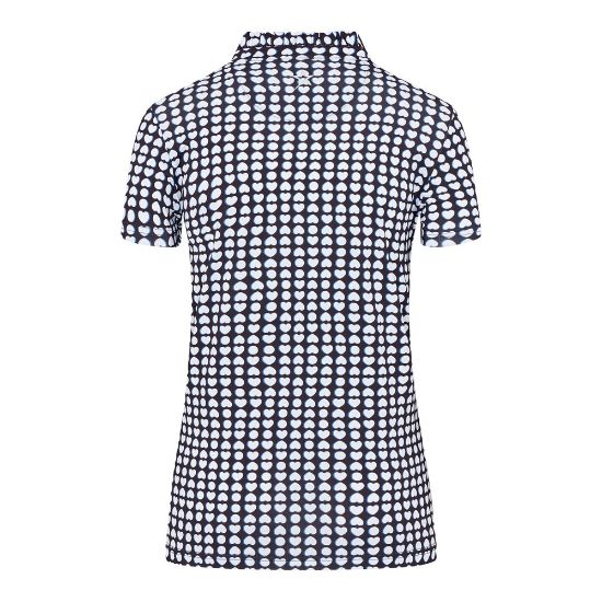Picture of Swing Out Sister Ladies Leona Pattern Frill Golf Polo Shirt