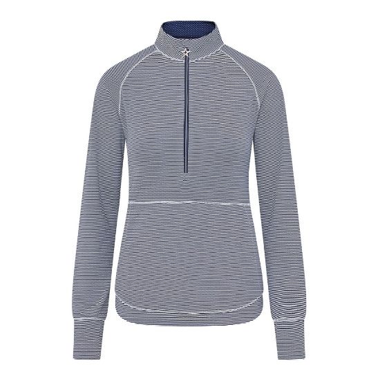 Picture of Swing Out Sister Ladies Lottie Stripe 1/4 Zip Golf Midlayer