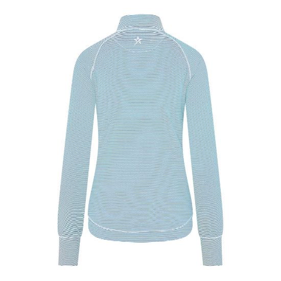 Picture of Swing Out Sister Ladies Lottie Stripe 1/4 Zip Golf Midlayer