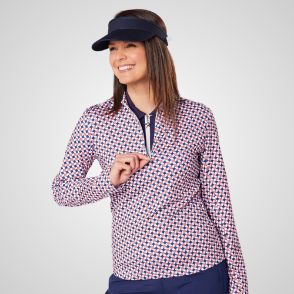 Picture of Swing Out Sister Ladies Layla 1/4 Zip Golf Midlayer