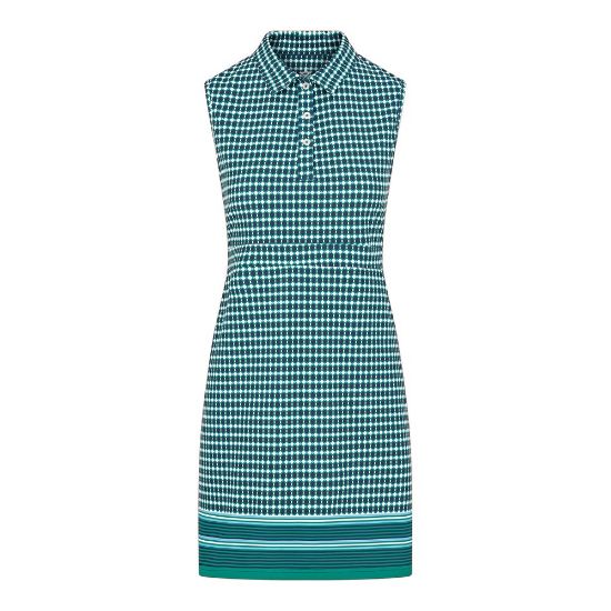 Picture of Swing Out Sister Ladies Penelope Pattern Sleeveless Golf Dress