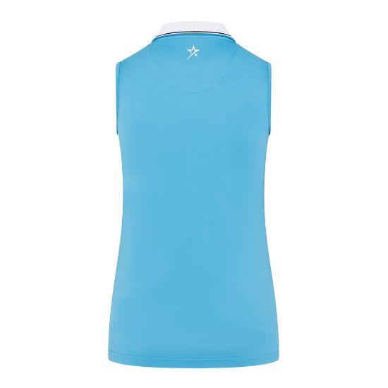 Picture of Swing Out Sister Ladies Pickle Pique Sleeveless Golf Polo Shirt