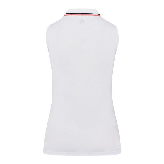 Picture of Swing Out Sister Ladies Pickle Pique Sleeveless Golf Polo Shirt
