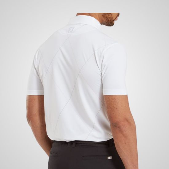 Picture of FootJoy Men's Raker Print Lisle Golf Polo Shirt