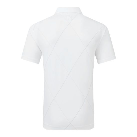 Picture of FootJoy Men's Raker Print Lisle Golf Polo Shirt