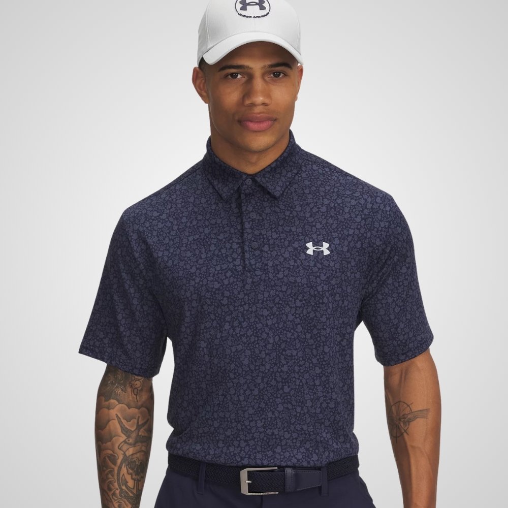 Under Armour Men's Playoff Printed 3.0 Golf Polo Shirt