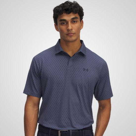 Picture of Under Armour Men's Drive Chill Printed Golf Polo Shirt