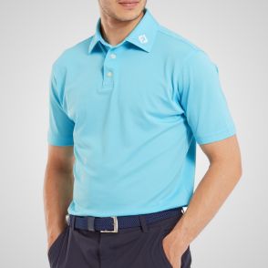 Picture of FootJoy Men's Stretch Pique Solid Golf Polo Shirt